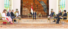 24 June 2019 The National Assembly Speaker in meeting with the President of the Arab Republic of Egypt